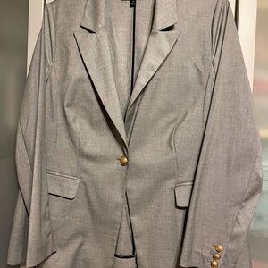Lane Bryant sz 18 gray blazer